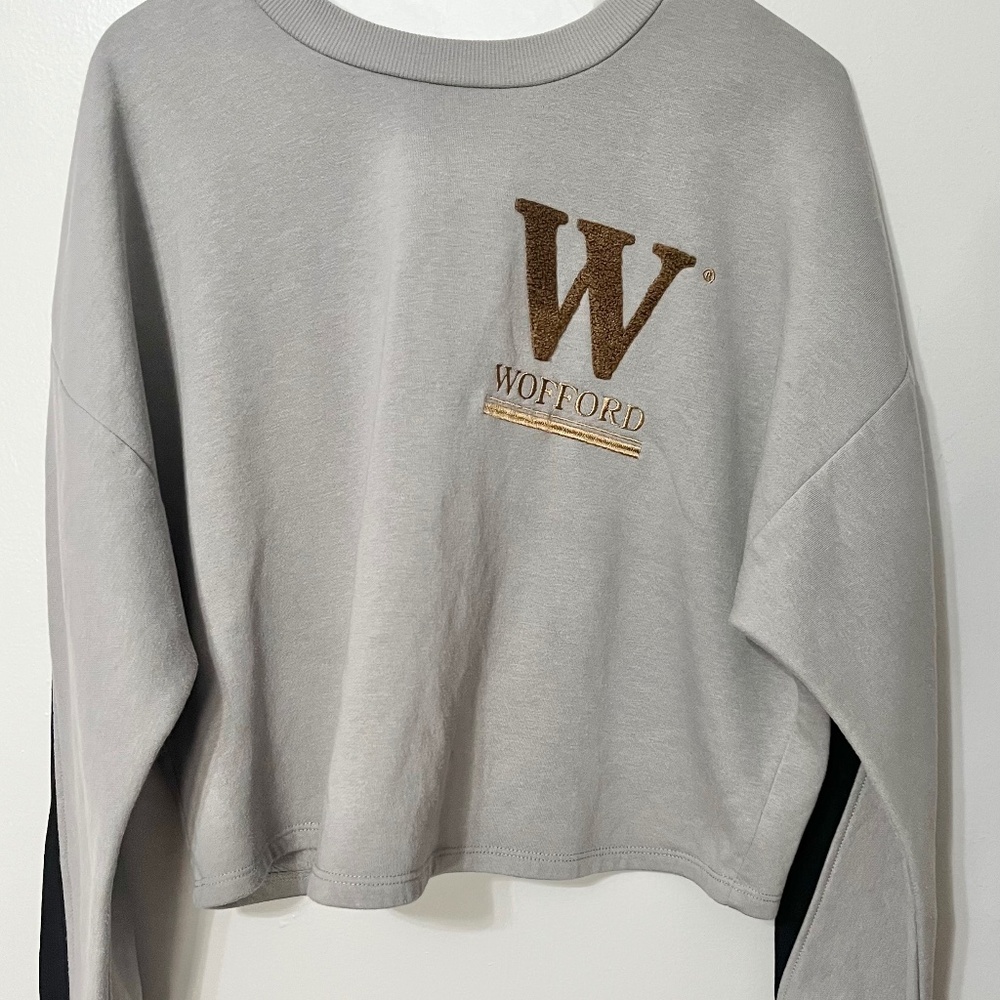 Wofford terriers pullover crop sweater - Medium